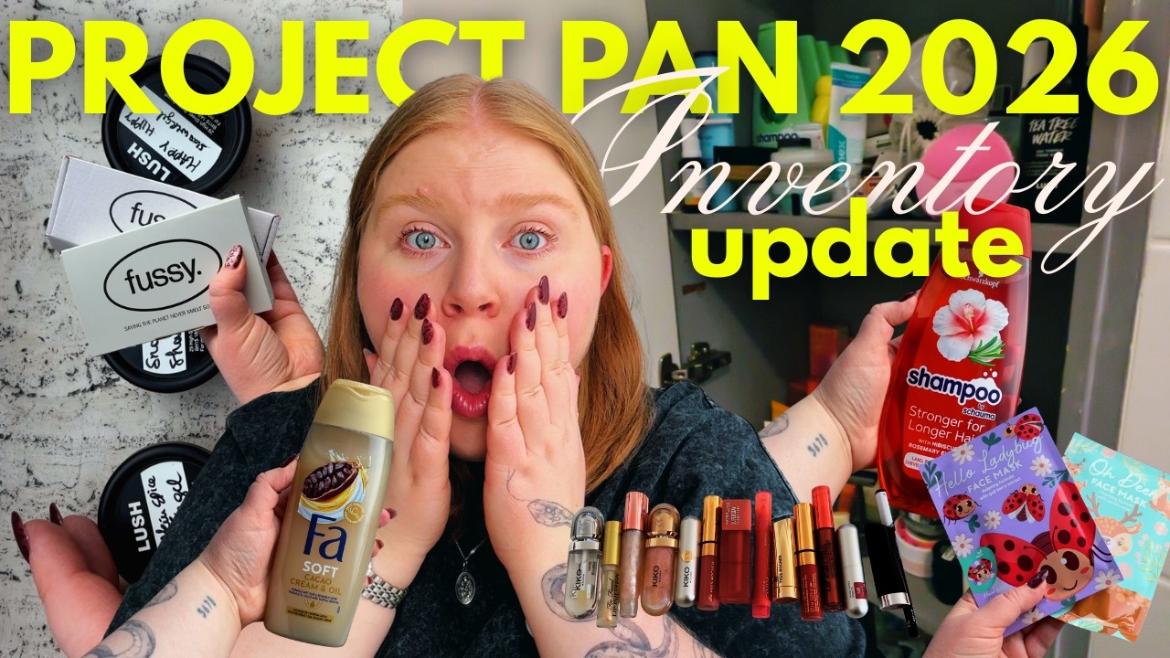 Обновление моего косметического ассортимента и учет моей коллекции макияжа | Проект PAN 2026