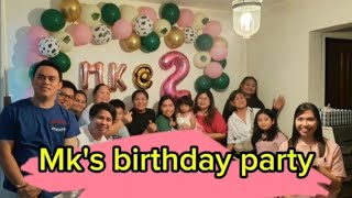 2nd Birthday celebration of Mk here in Singapore ๐ธ๐ฌ