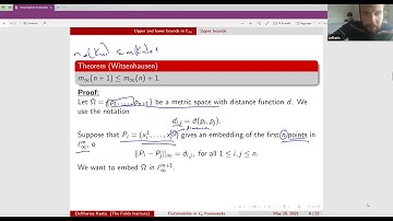 Lecture 26 - Graduate Course on Real algebraic & Distance geometry in Discrete Structures and Kinema