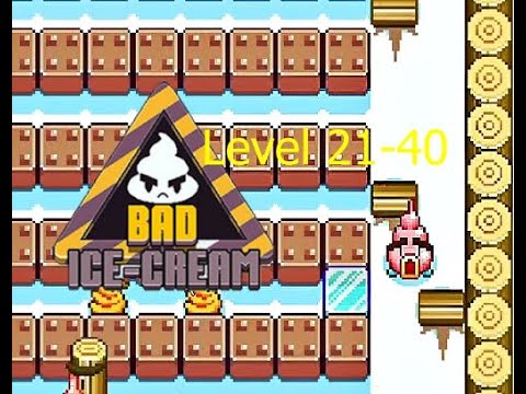 bad ice cream (jogo do sorvetinho) full game play level 1-21 