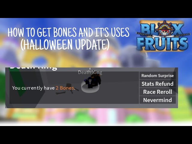 how to get bones in blox fruit new update in first sea｜TikTok Search