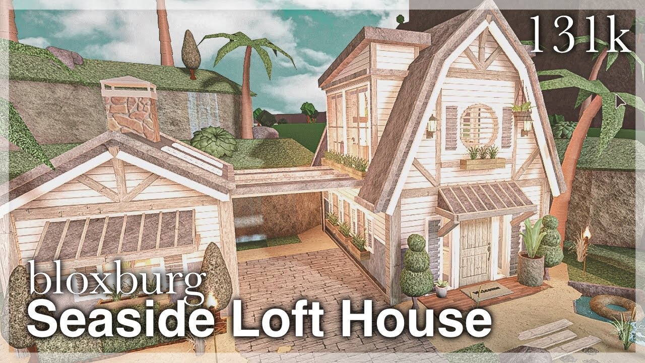 bloxburg-seaside-loft-house-speedbuild-youtube
