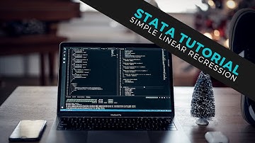 How to do simple linear regression in Stata for stata tutorial