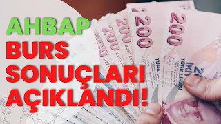 2023 Ahbap Burs Sonuçlari Açiklandi 1200 Tl Ahbap Burs Sonuçlarina Nasil Bakilir ?