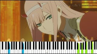 [Darling in the FranXX ED] "Torikago" - XX:me (Synthesia Piano Tutorial) chords