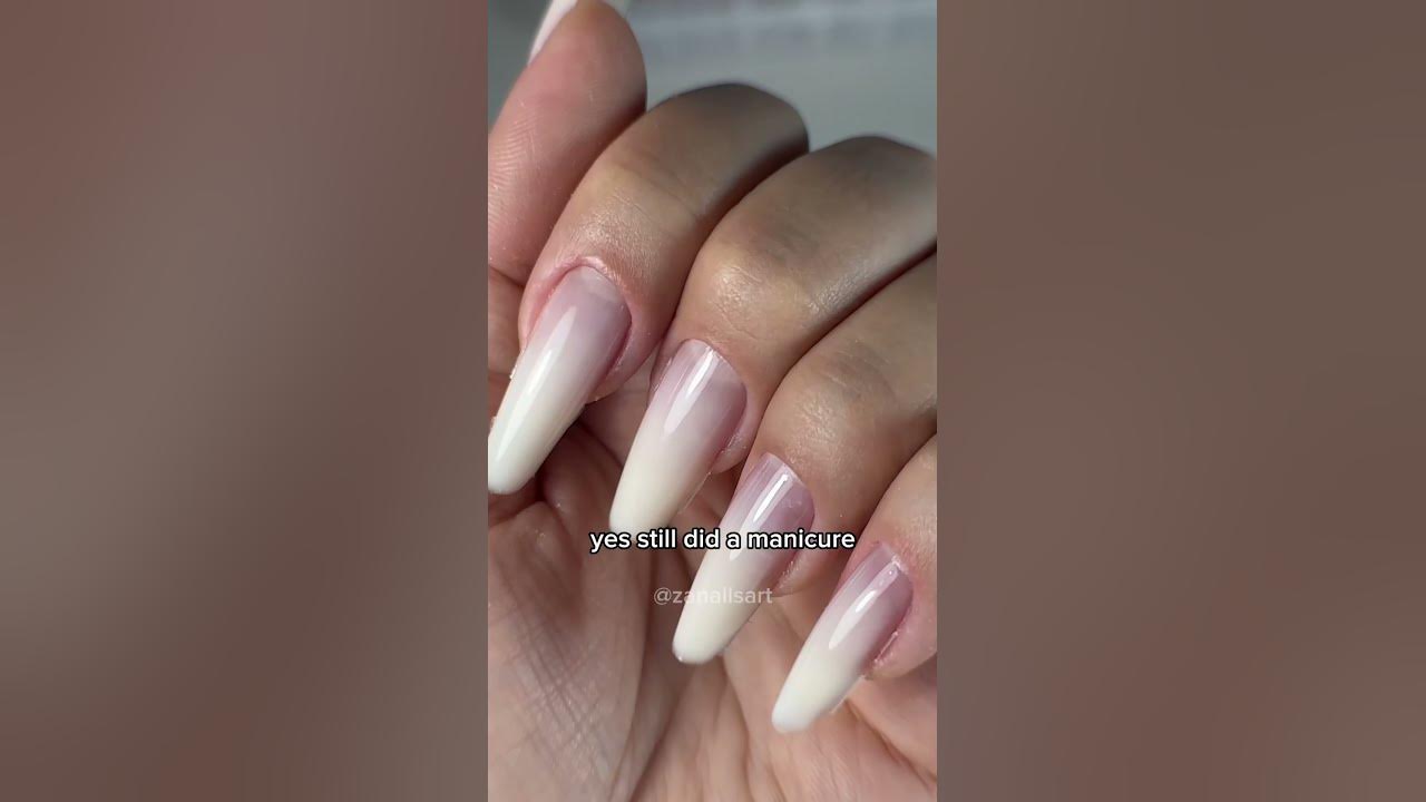 Наращивание за 40 мин одна рука 🔥 #видеоманикюр #маникюробучение #nails ...