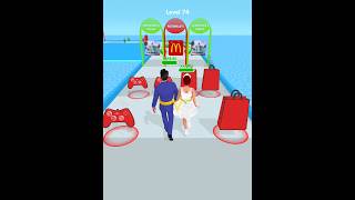 Loyal Couple Run level 74, Fun Game ゲームの楽しみ #shorts #foryou #mobilegame #게임
