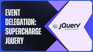 Event Delegation - Advance jQuery-Web Development