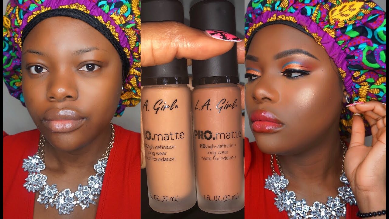NEW LA GIRL PRO MATTE FOUNDATION | Wear Test & Review