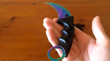 My new knife! Karambit Fade unboxing