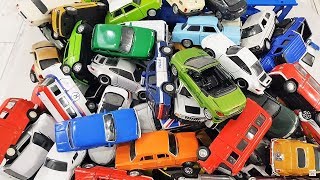 Box full of various cars model
