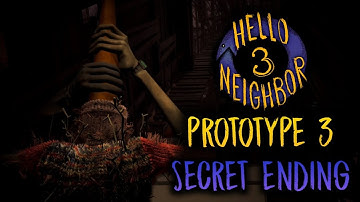 Hello Neighbor 3 Prototype 3 SECRET ENDING | Full Cutscene | GUEST RITUAL