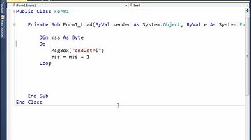 Bilgisayar Programlama 1 - Hafta 7 - Bölüm 1 - Visual Basic Sayaçlar ve Döngüler
