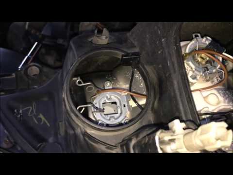 Mercedes w163 ML320 headight/ foglight assembly removal, bulb replacelment