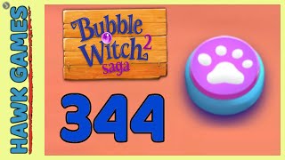 Bubble Witch 2 Saga Level 344 (Animals mode) - 3 Stars Walkthrough, No Boosters