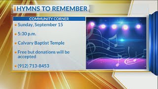 Community Corner: "Hymns to Remember" concert to raise money for students who've lost a parent or gu