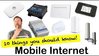 Mobile Internet  10 things you should know  LTE 4G 5G Router  Campervan, Motorhome, Caravan