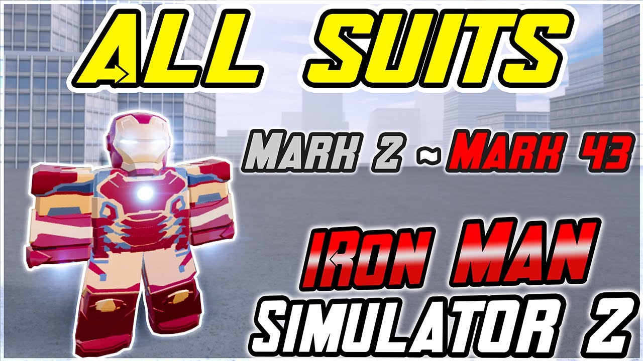 Ranking Every Suit Slowest To Fastest In Iron Man Simulator 2 Roblox Youtube - best iron man game on roblox