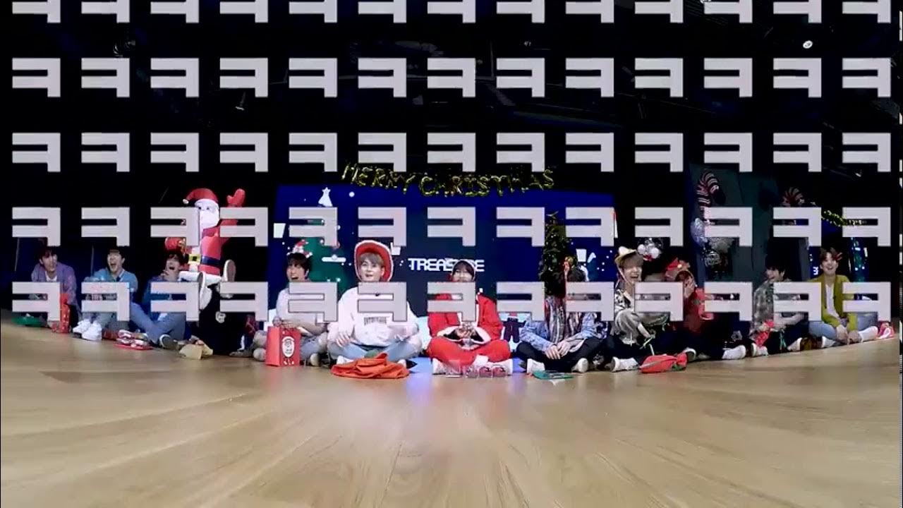 Treasure Doyoung’s cute laugh (Christmas party) YouTube