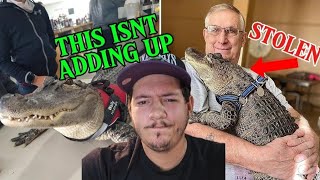 "Stolen" Wally Emotional Support Alligator just got a lot weirder