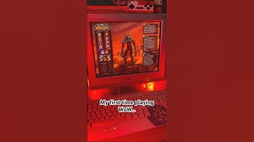 My first time playing WoW… #wowclassic #worldofwarcraft #blizzard #shorts #throwback #retrogaming