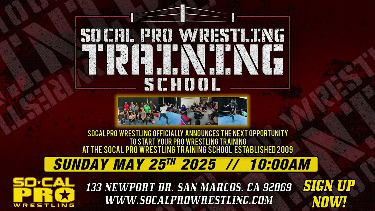 SoCal Pro Wrestling's San Diego Wrestling Training School Beginner Class