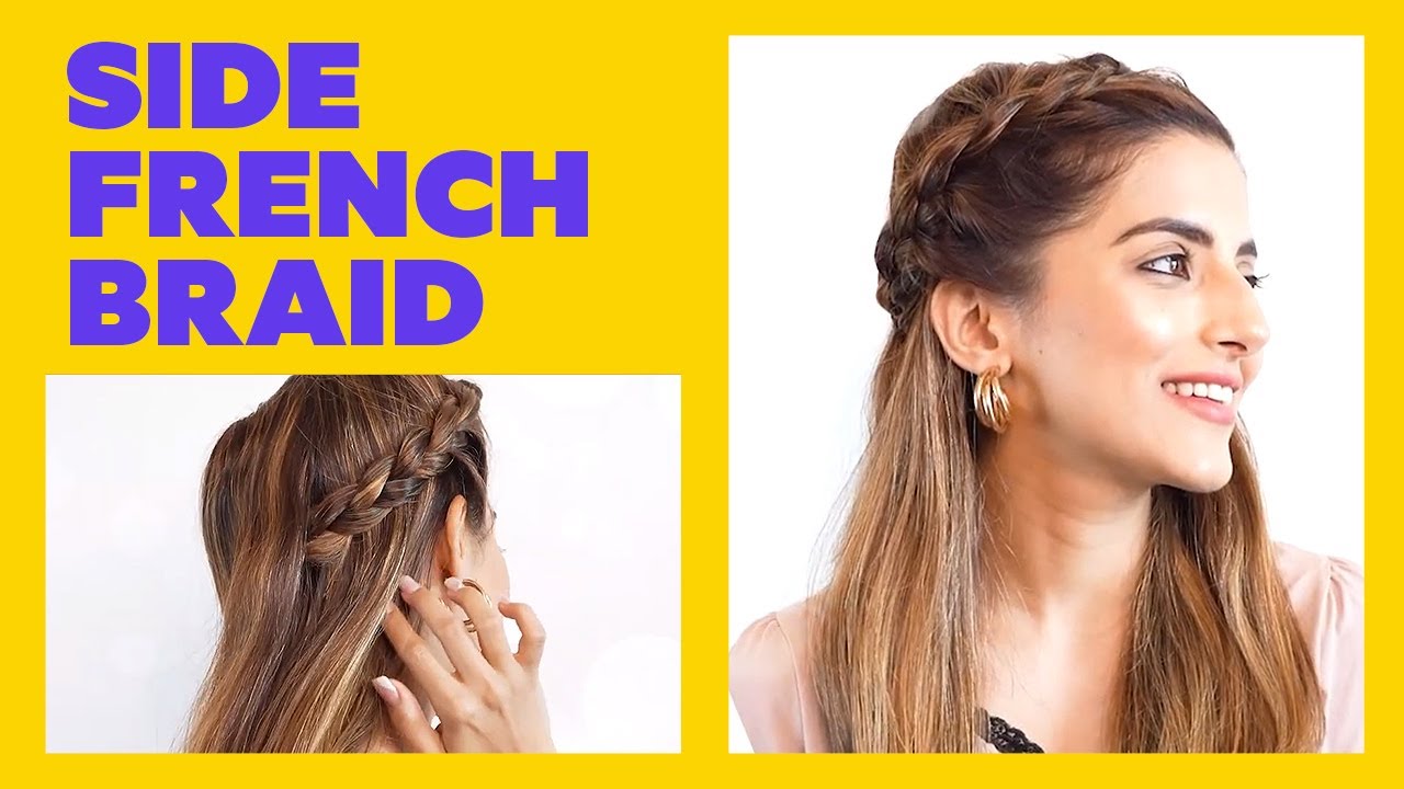 Side French Braid | Quick & Easy Braided Hairstyle For Girls | Knot Me  Pretty | Be Beautiful - YouTube