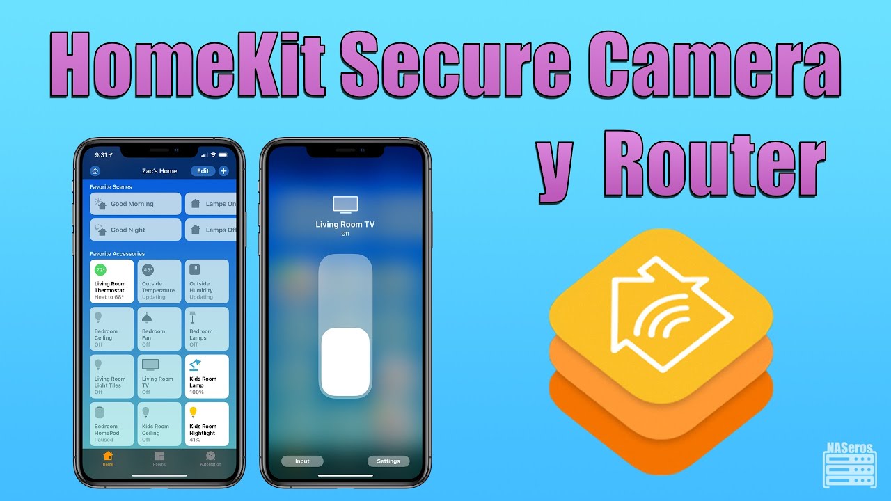 HomeKit Secure Camera y HomeKit para router YouTube