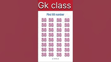 Find the number of 83 #facts#viral#ढूंढो#short#video#brain#test#trending🧐