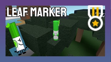 How to find the "Leaf" Marker |ROBLOX FIND THE MARKERS