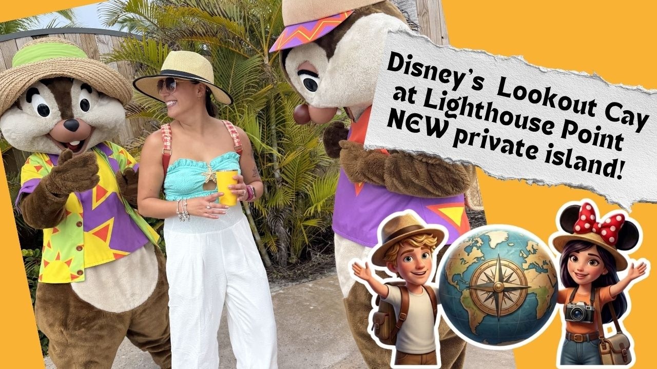 Disney's NEWEST private island! Lookout Cay at Lighthouse Point!