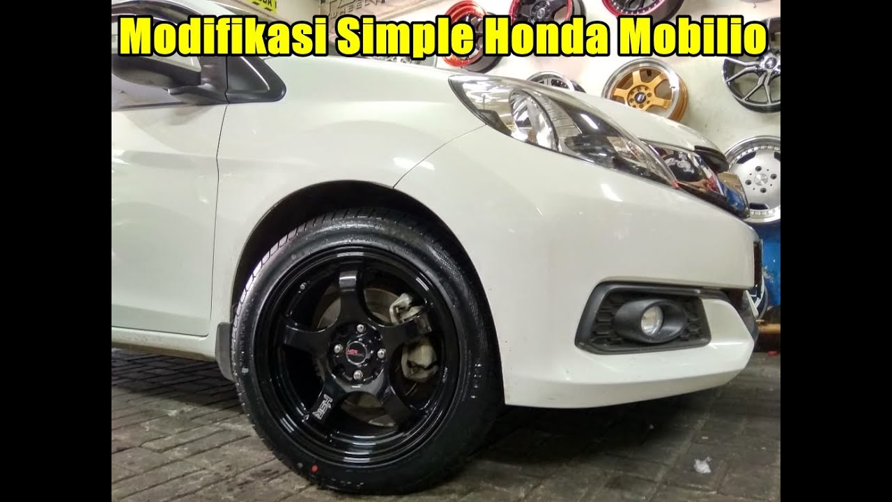 Modifikasi Velg Honda Mobilio Pakai HSR WHEEL THREE Ring 16 - YouTube