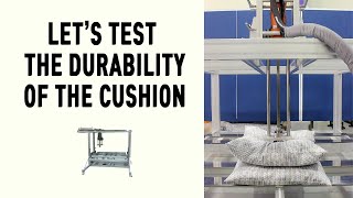 Car Seat Cushion Durability Test Machine Testing Drive