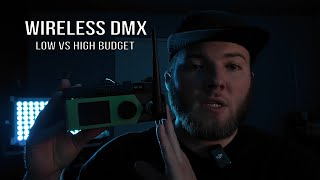 What Wireless DMX setup Is right for you? Low budget vs High Budget