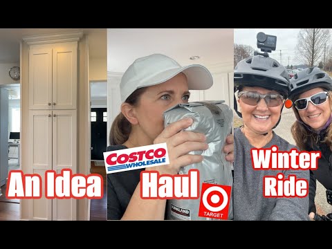 VLOG // Kitchen Switch Idea // Bicycling // Costco & Target Haul