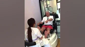 When a pedicure gets too much