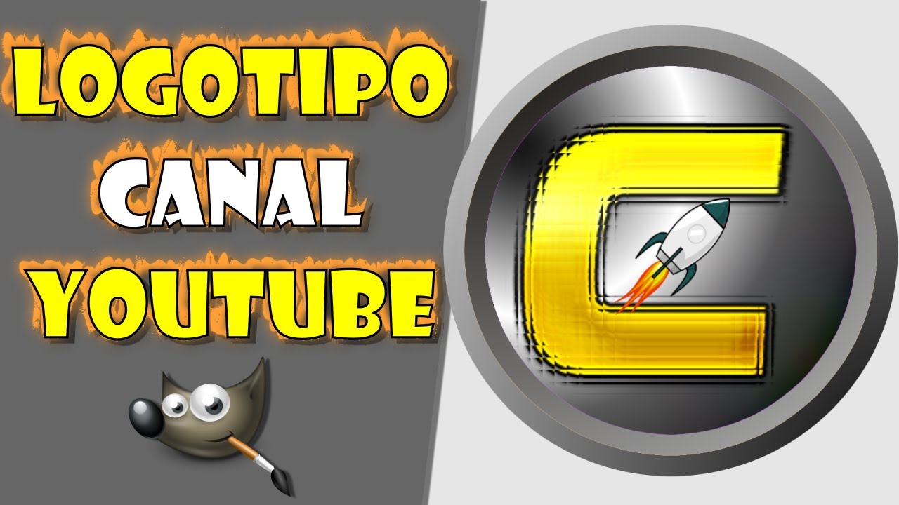 Como CRIAR um LOGOTIPO Para CANAL do YouTube no GIMP - YouTube