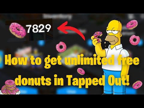 The Simpsons: Tapped Out | How to get infinate free donuts *WORKING 2023*