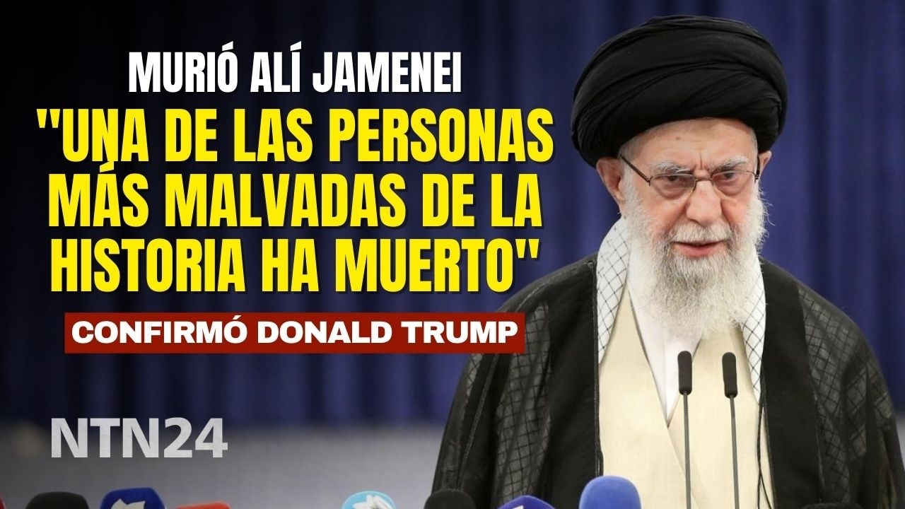 Murió el tirano del régimen iraní Alí Jamenei, confirmó el presidente Donald Trump