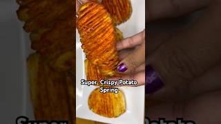 Super Crispy Potato Spring #shorts #viral #trading #viralrecipe #snacks #potato #potatospring