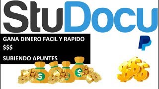 STUDOCU !!! 💲💲💲 COMO GANAR 20 DOLARES DIARIOS, 👀💥💥💲💲💲CON PRUEBA