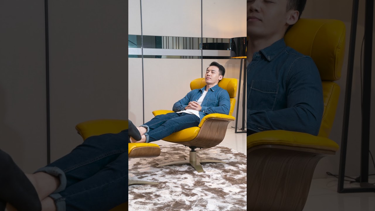 Rozel Full Leather Relaxing Chair