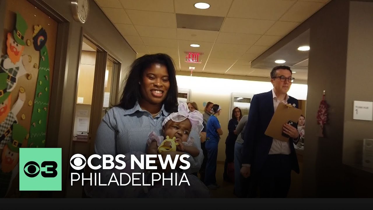 With cheers and tears, baby heads home from New Jersey NICU, 31 years after her mom was born there
