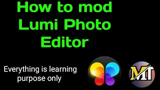 Lumi Photo Editor Tutorial//Only for Education//Tutorial No:-34 screenshot 1
