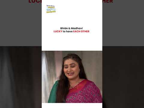 Bhide & Madhavi lucky to have each other !  #tmkoc #funny #jethalal #daya #shortsfeed