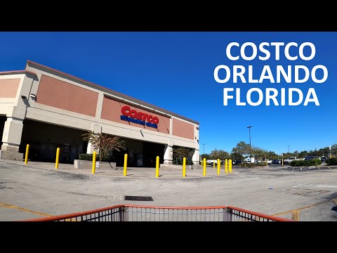 Shopping at Costco Wholesale in Winter Park Florida on University Blvd 