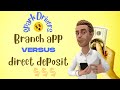 Spark Drivers - Branch app vs direct deposit #SparkDrivers