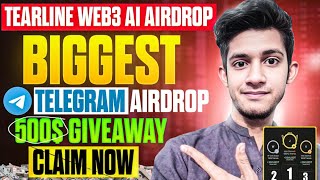 Tearline web3 Ai airdrop || biggest telegram airdrop || Tearline the strongest Ai agent