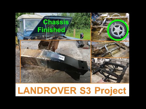 4 – Welding and Painting Land Rover Chassis.  –  Land Rover Series 3 Project