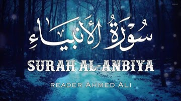 أرح سمعك وقلبك ❤️ تلاوة هادئة ..القارئ أحمد علي.. سورة الأنبياء